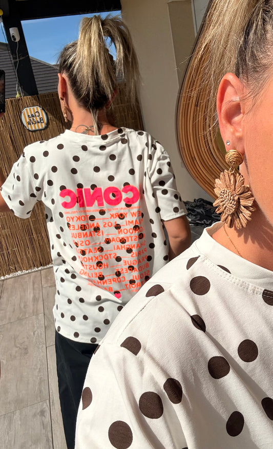 Tee shirt Iconic à pois