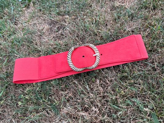 Ceinture ajustable rouge