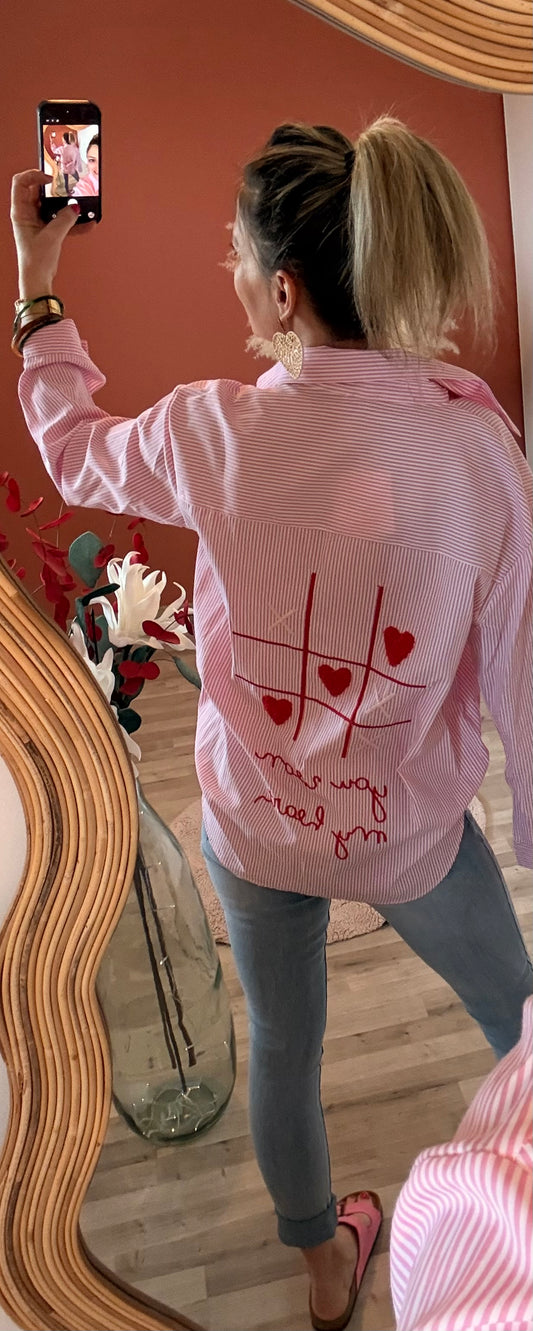 Chemise You won, my heart 🩵🩷