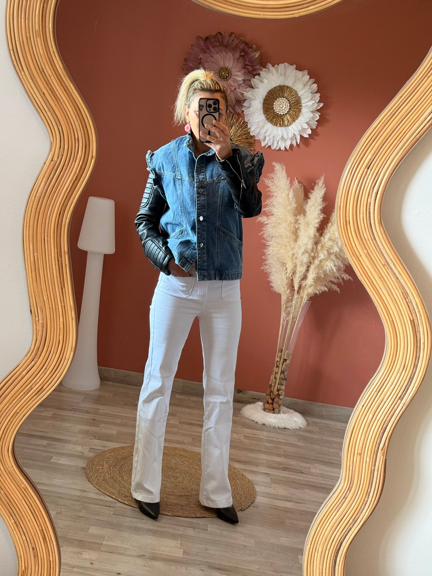 Veste sans manches en jean đ