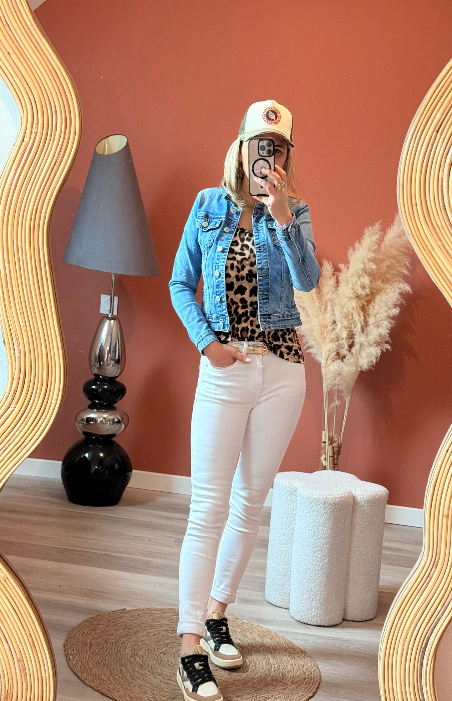 Veste en jeans cintré