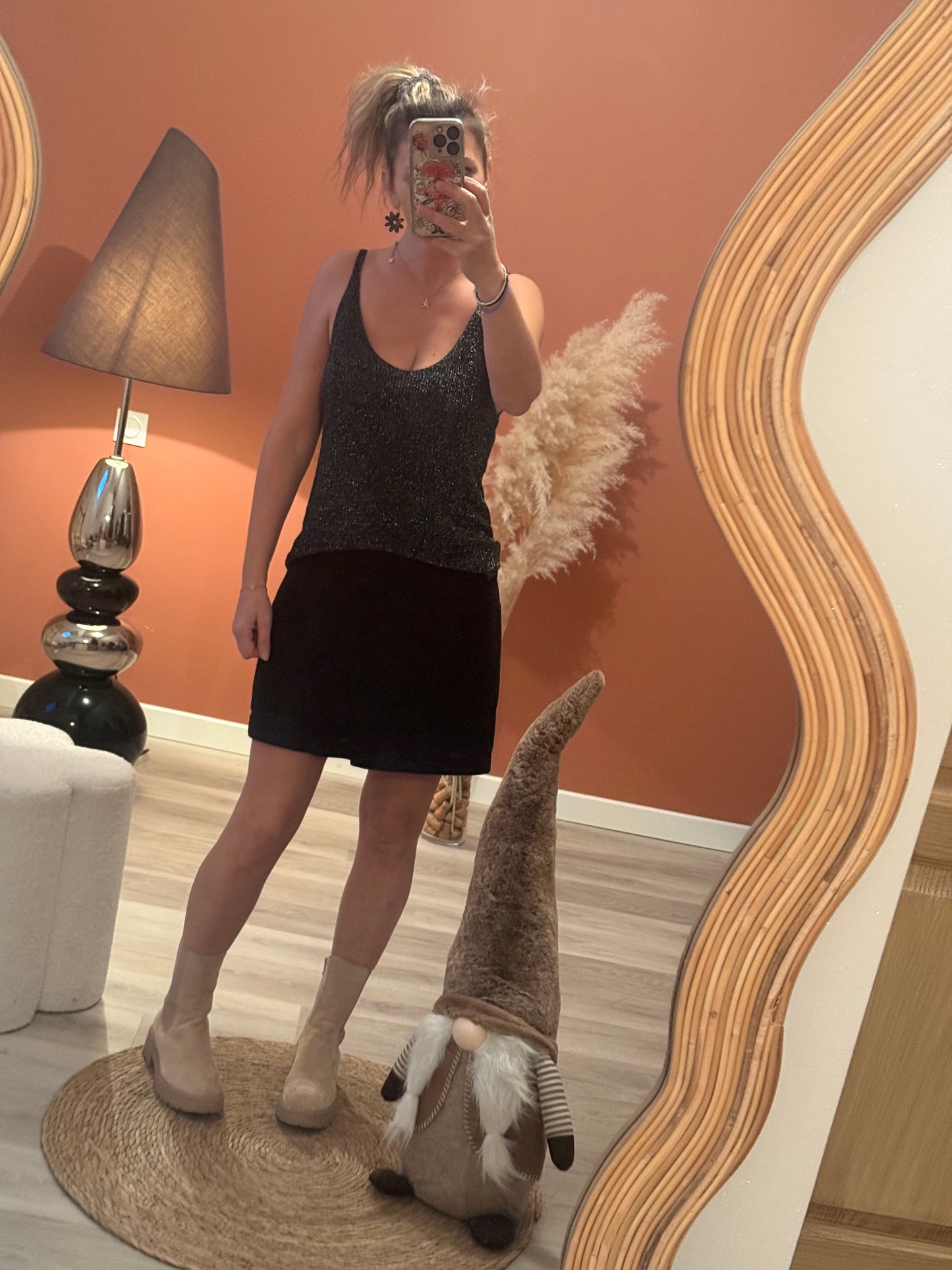 Débardeur Luc paillettes