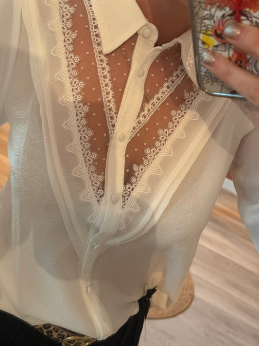 Chemise Julia 🤍🖤