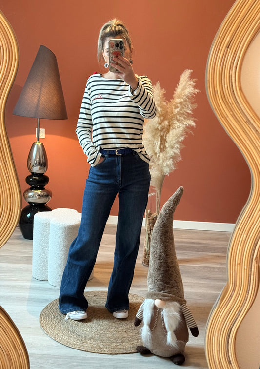 Jeans 90’s intérieur polaire