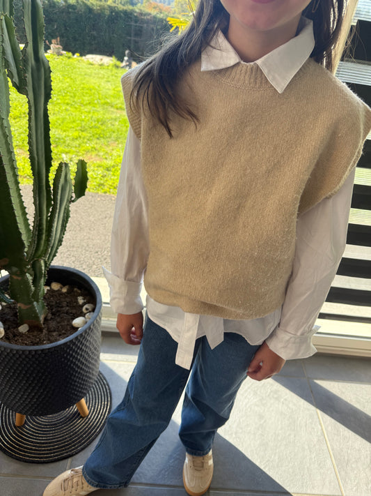Pull sans manche Émile 👧