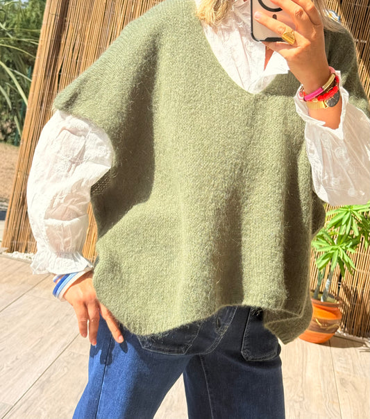 Pull sans manches
