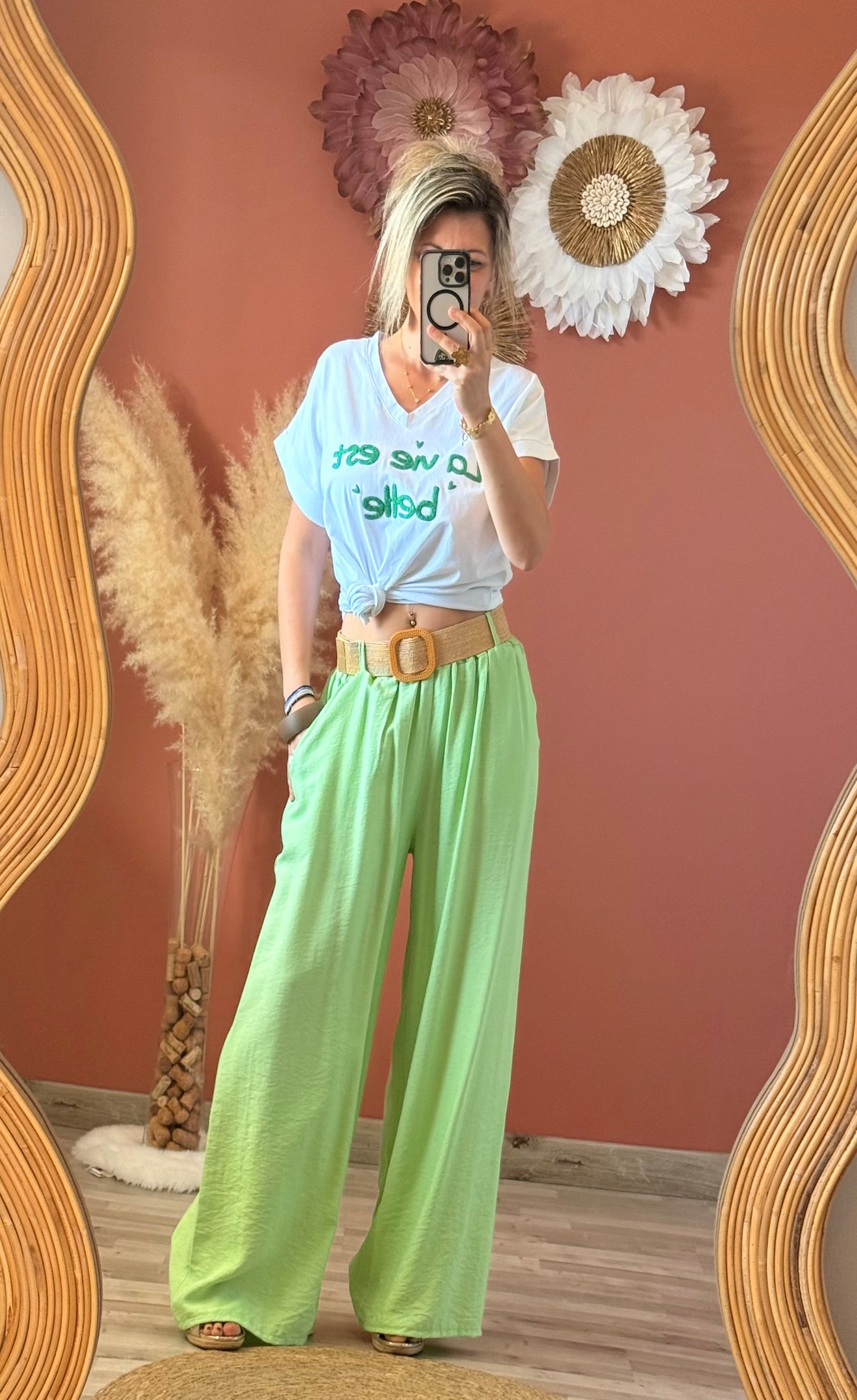 Tee shirt la vie est belle