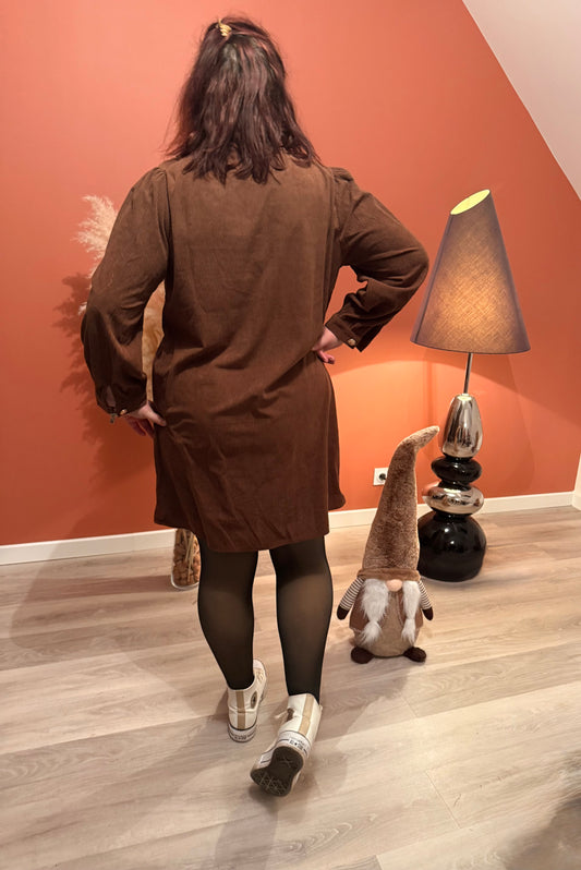 Robe en velours Pulpeuse Maya