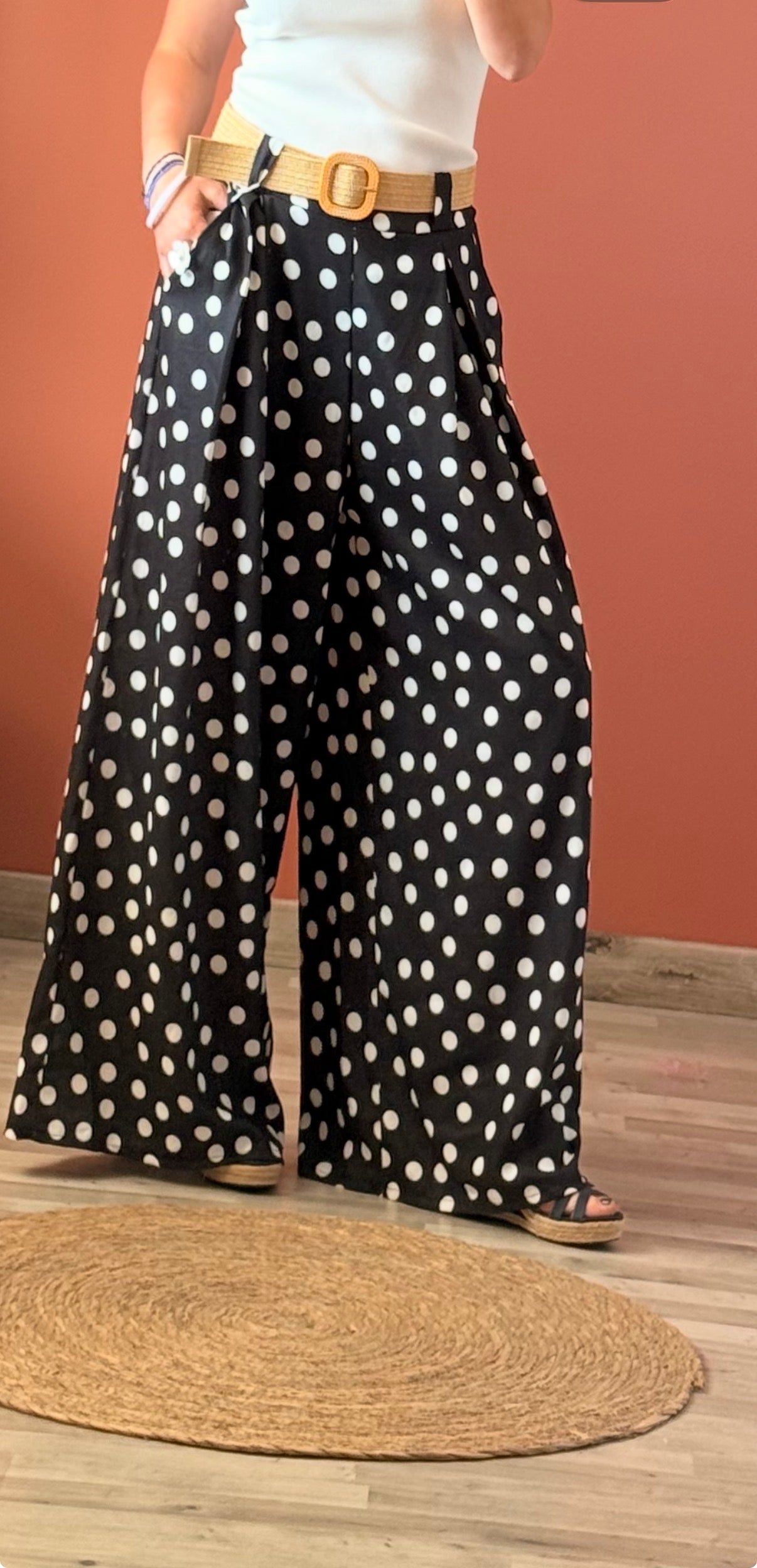 Pantalon à pois Malo