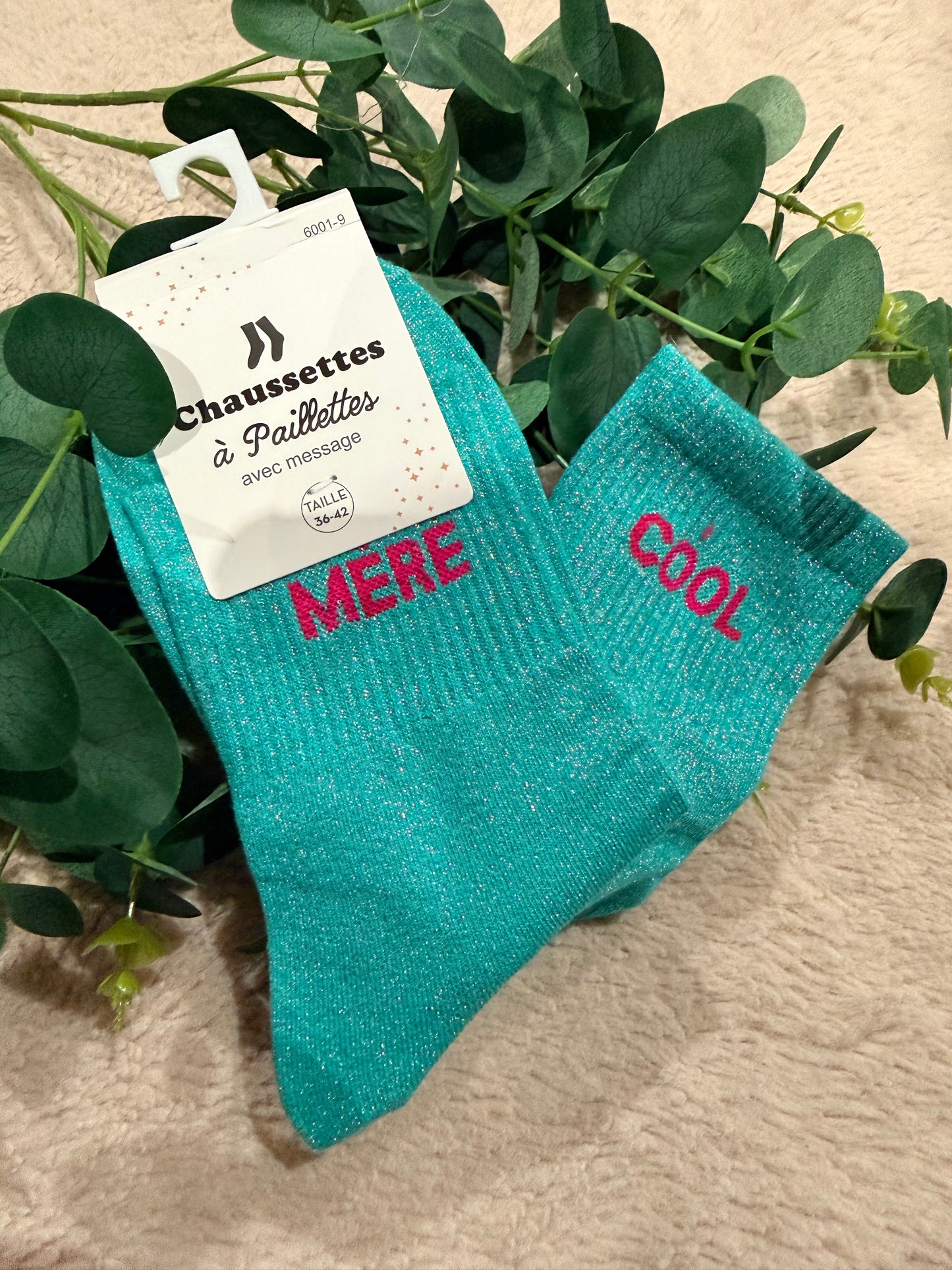 Chaussette paillette Mère cool