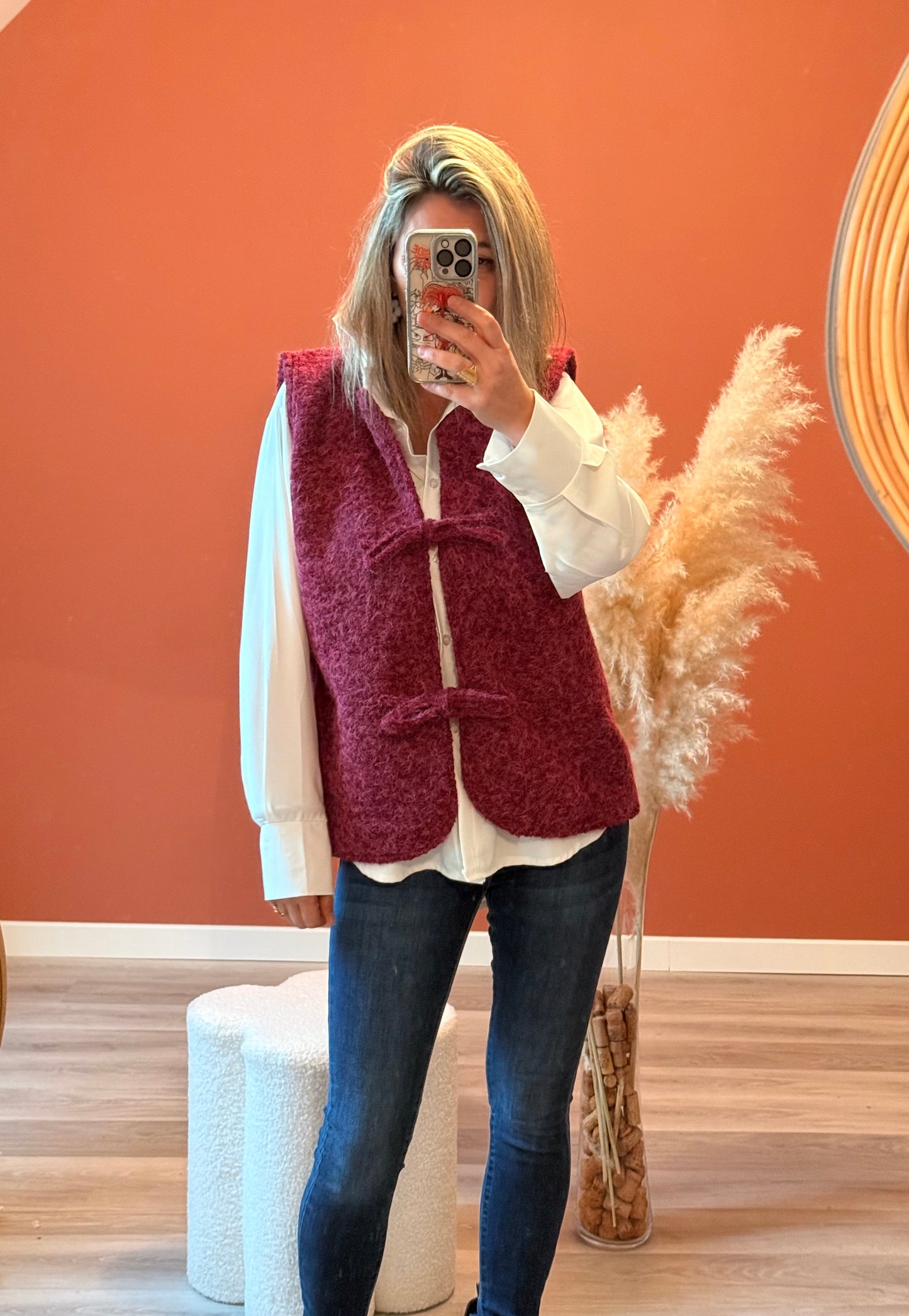 Gilet sans manches à noeud Milla  🪢