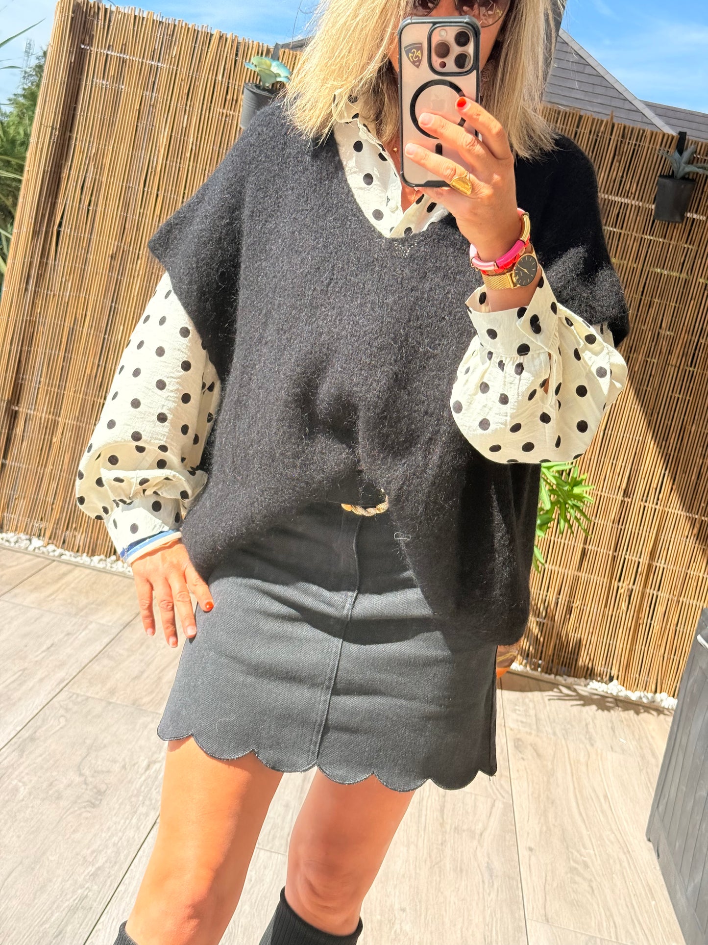 Pull sans manches