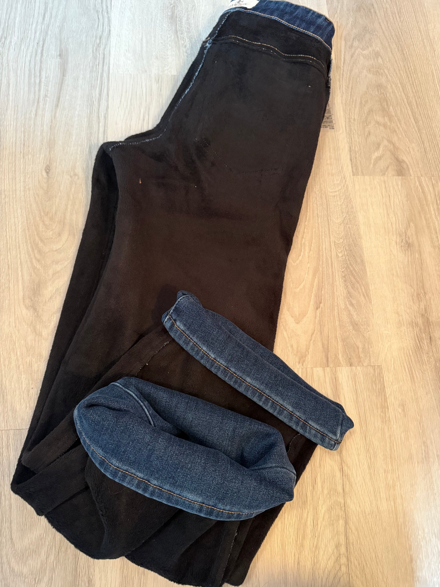 Jeans 90’s intérieur polaire