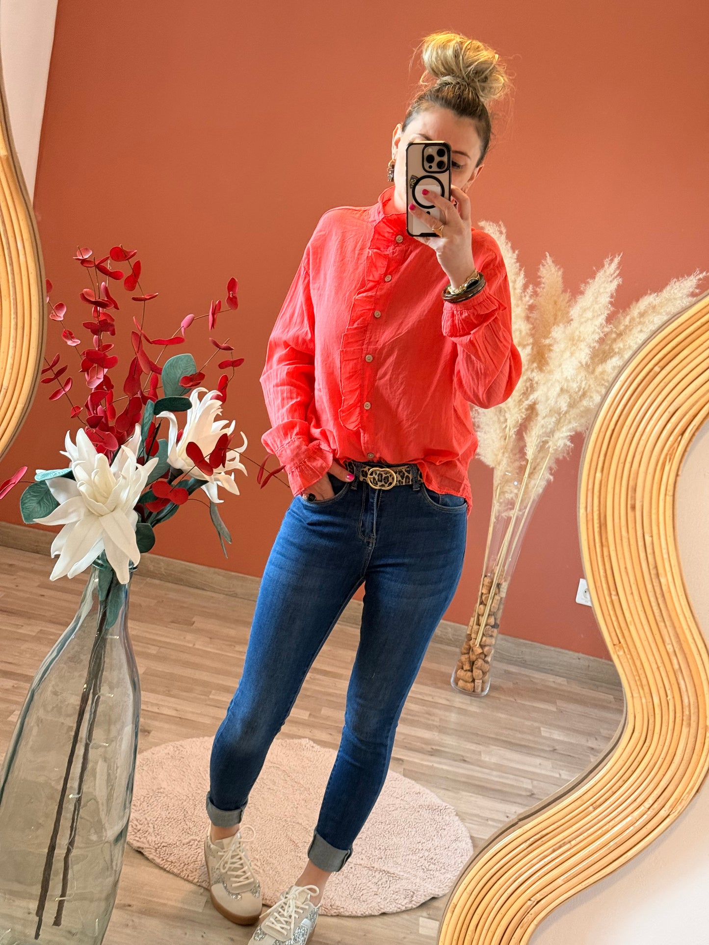 Chemise froufrou Solea 🧡