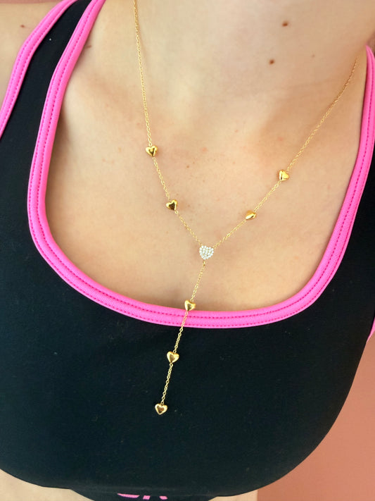 Collier en Y 🤍💛