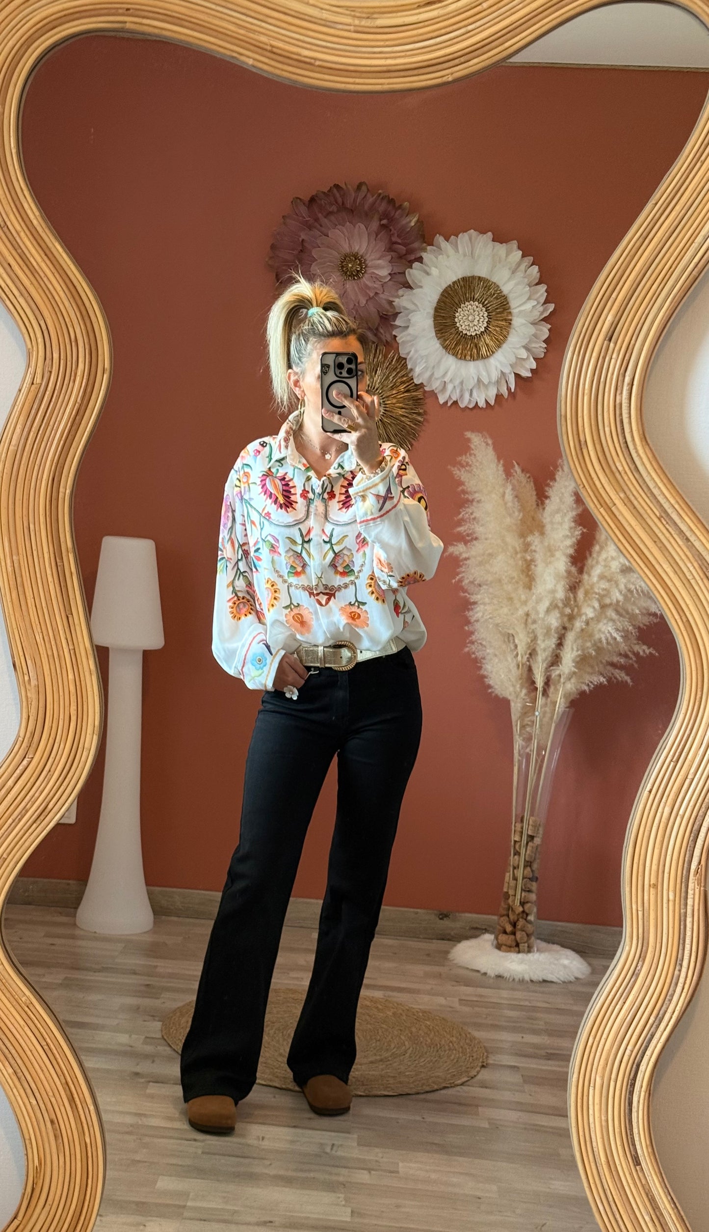 Chemise imprimée Lila