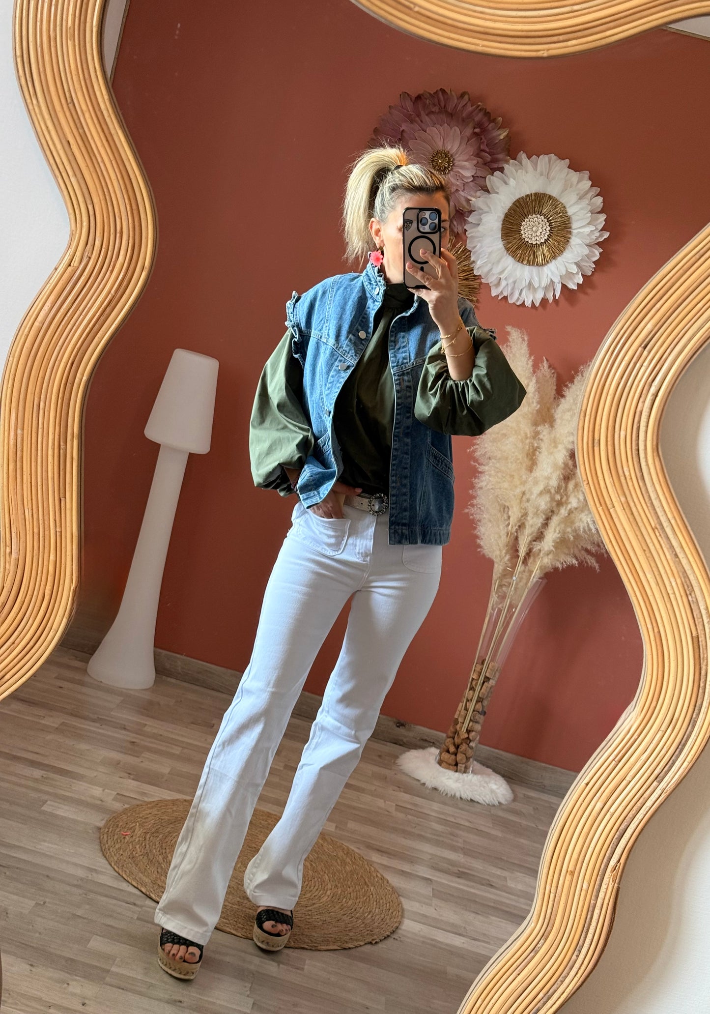 Veste sans manches en jean 💙