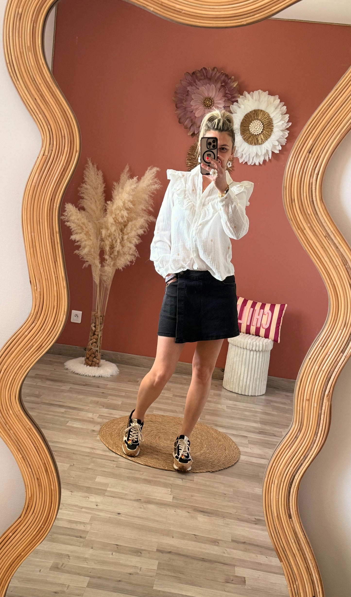 Chemise cœur 🤍💛