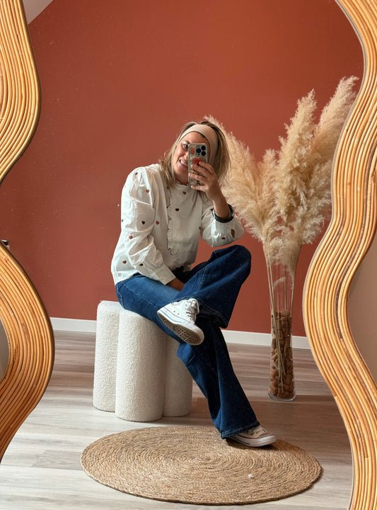 Chemise cœurs Emilie