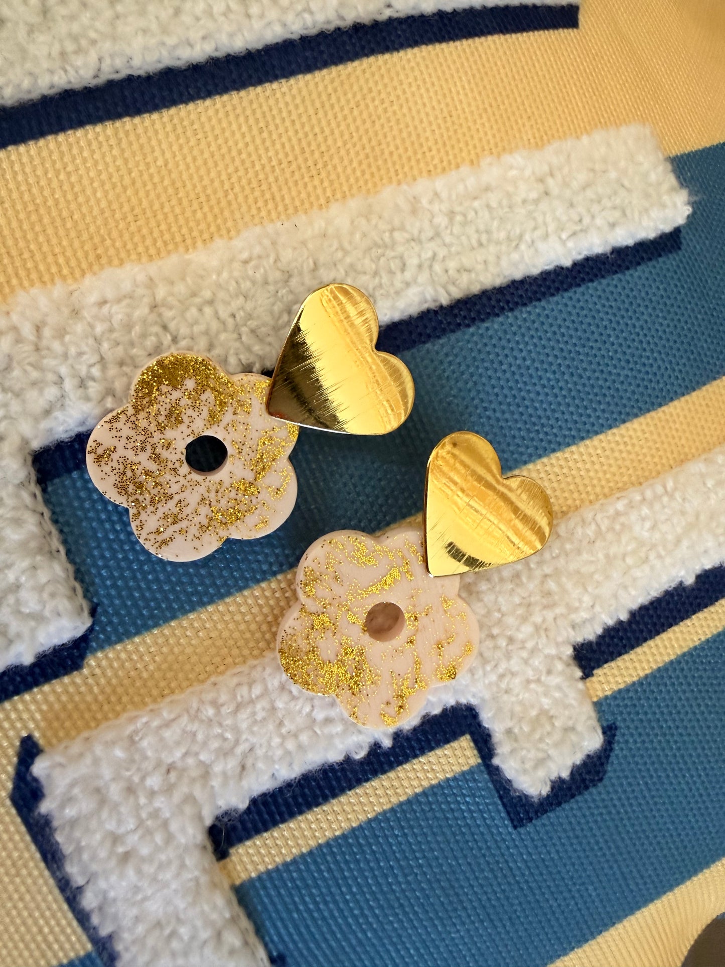Boucle d’oreille en fibre de Maïs