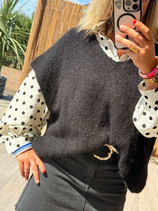 Pull sans manches