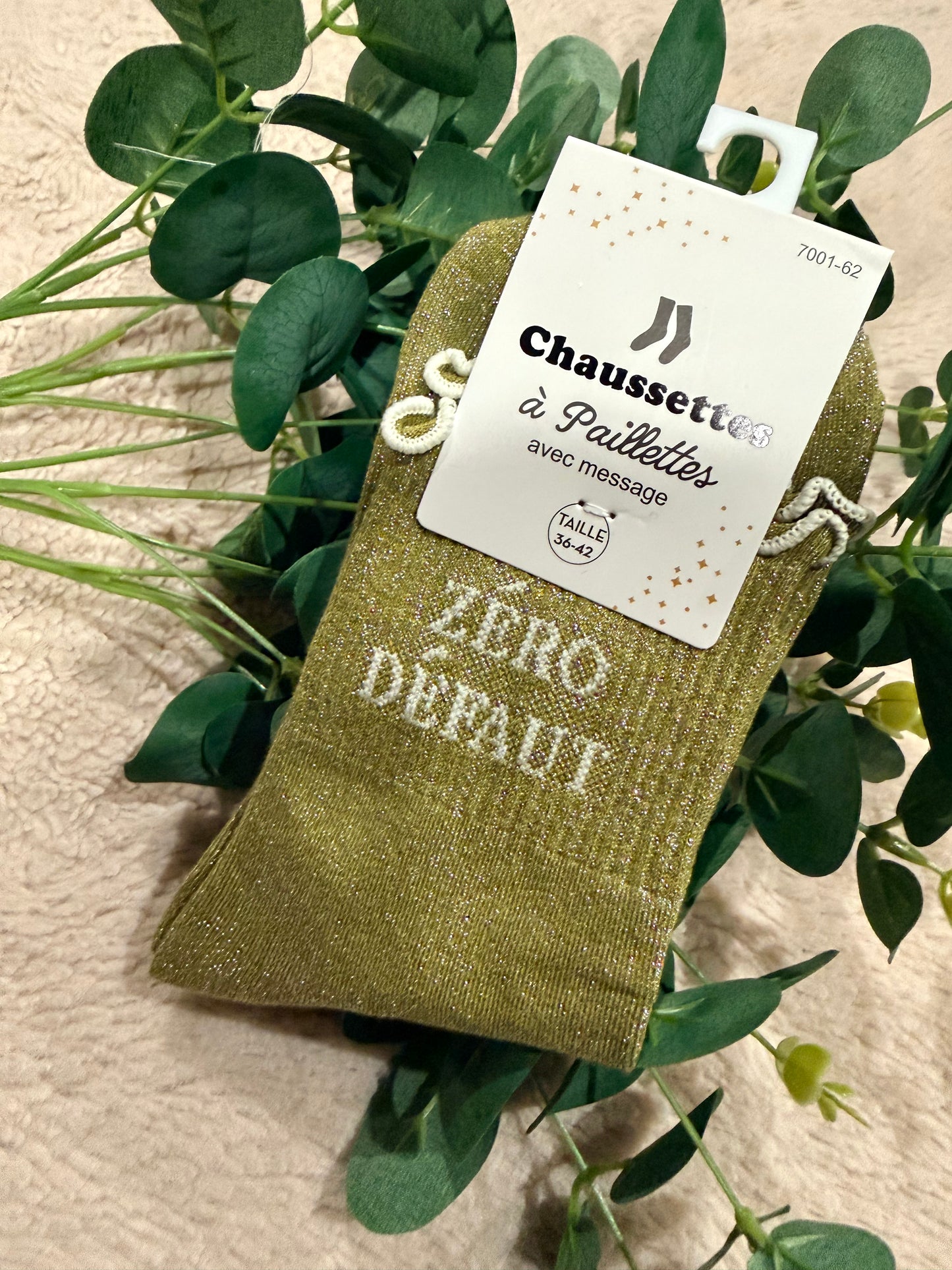 Chaussette à paillettes Zéro défaut 😁