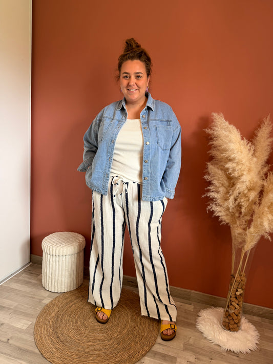 Surchemise oversize Romy en jean