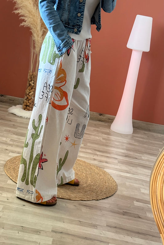 Pantalon imprimé
