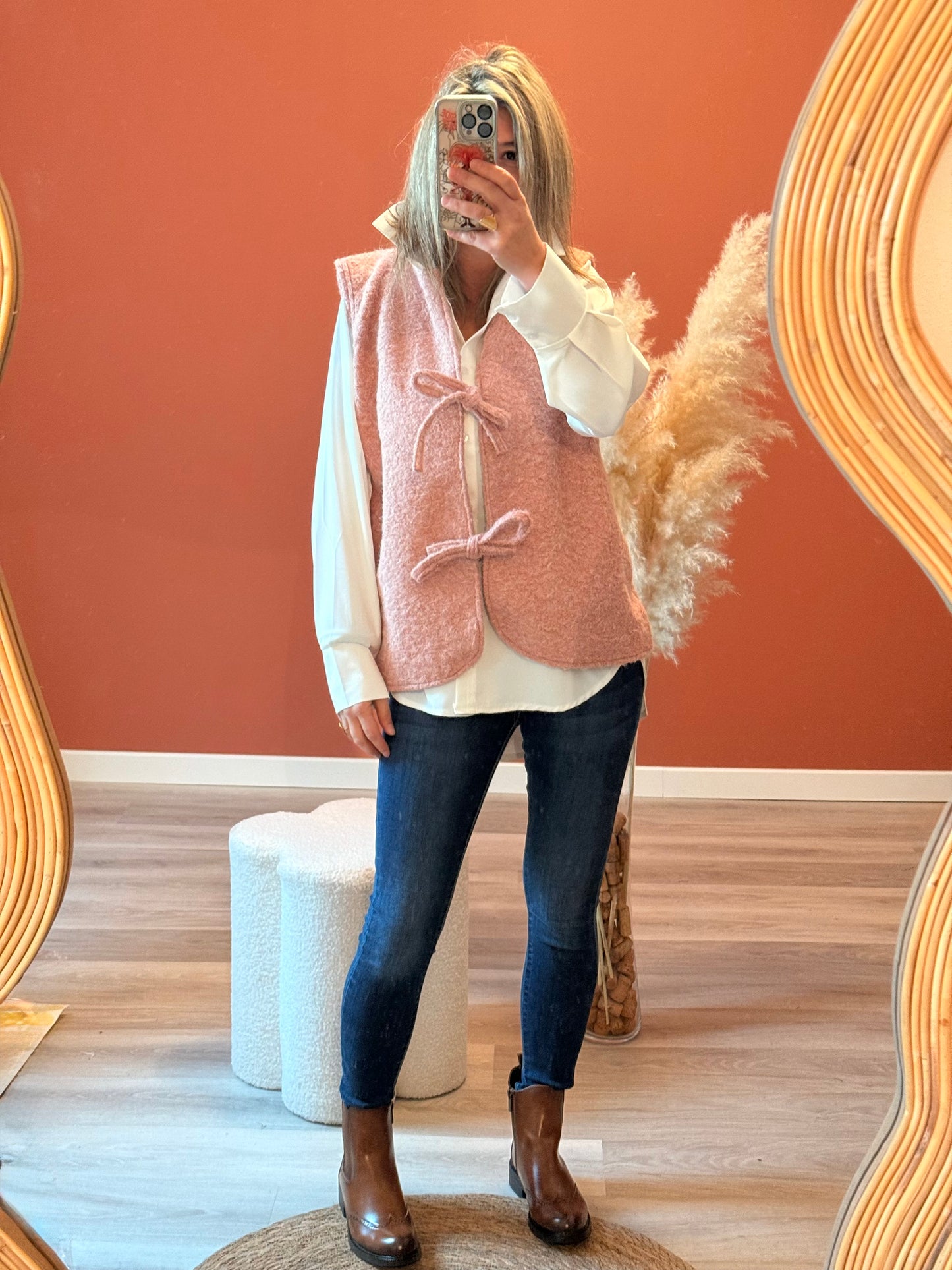 Gilet sans manches à noeud Milla  🪢