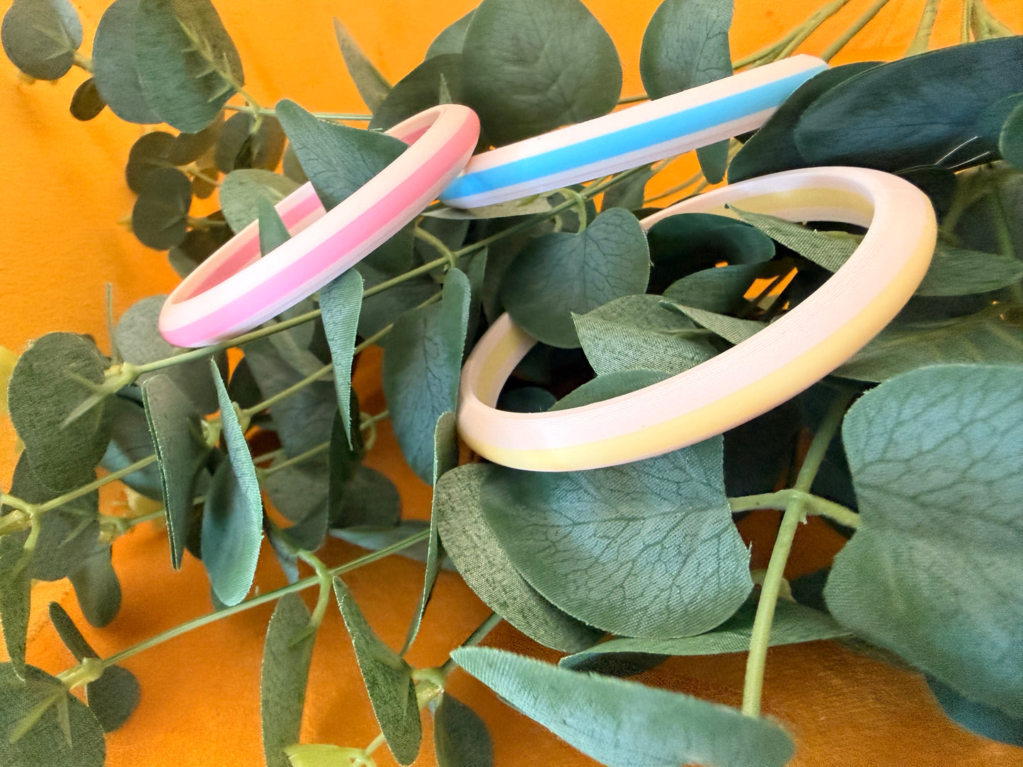 Joncs rayures en fibre de maïs