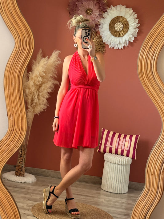 Robe courte multiposition