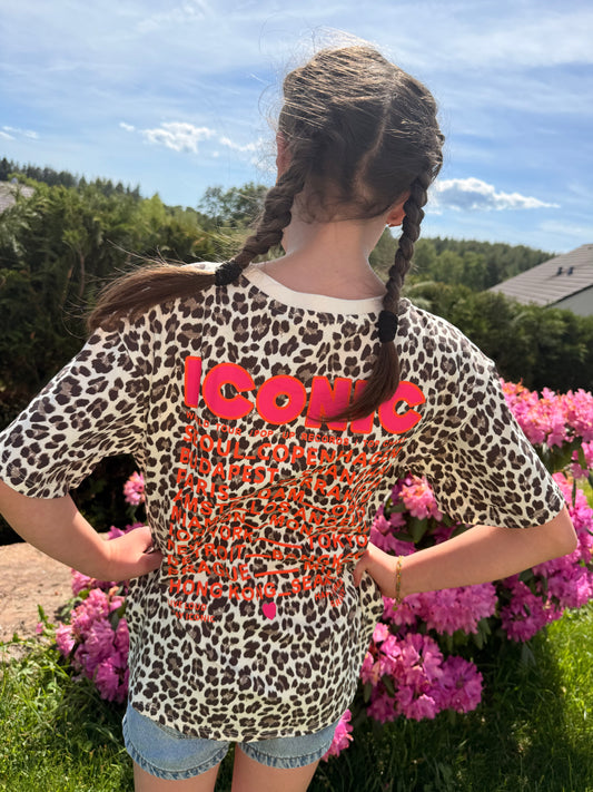 Tee shirt enfant léopard Iconic
