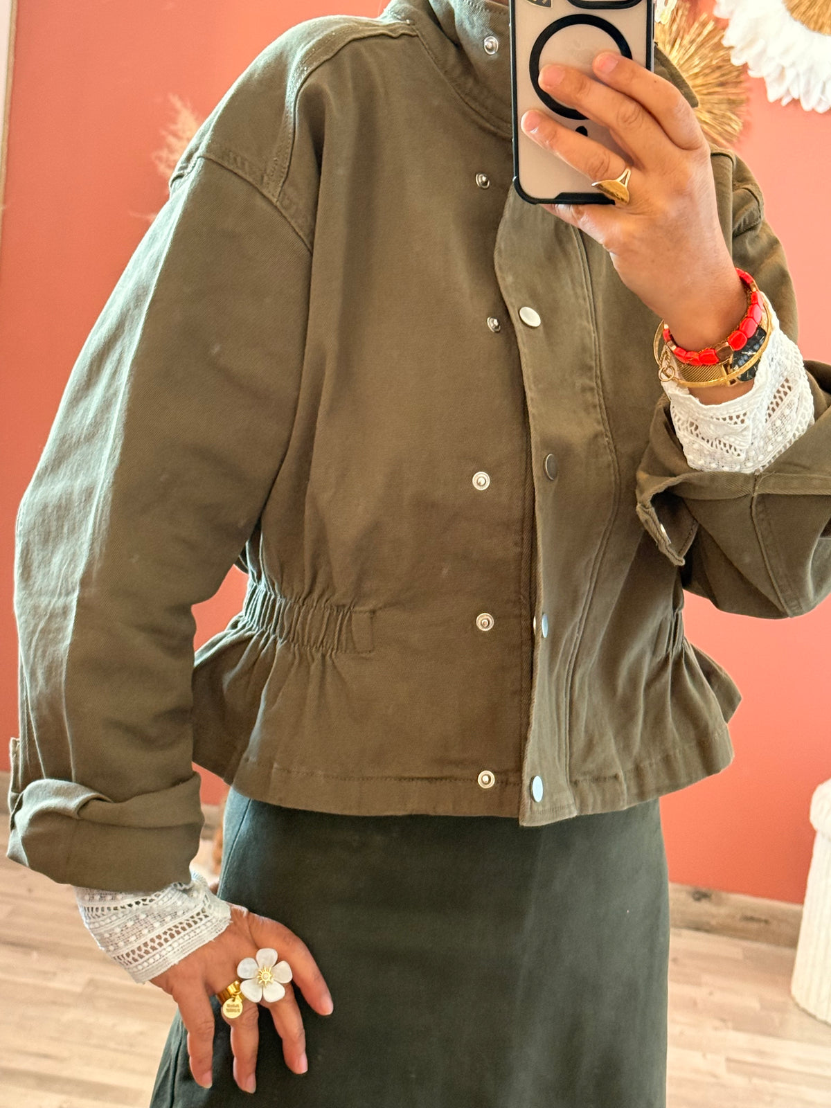Manteau en jean Léon