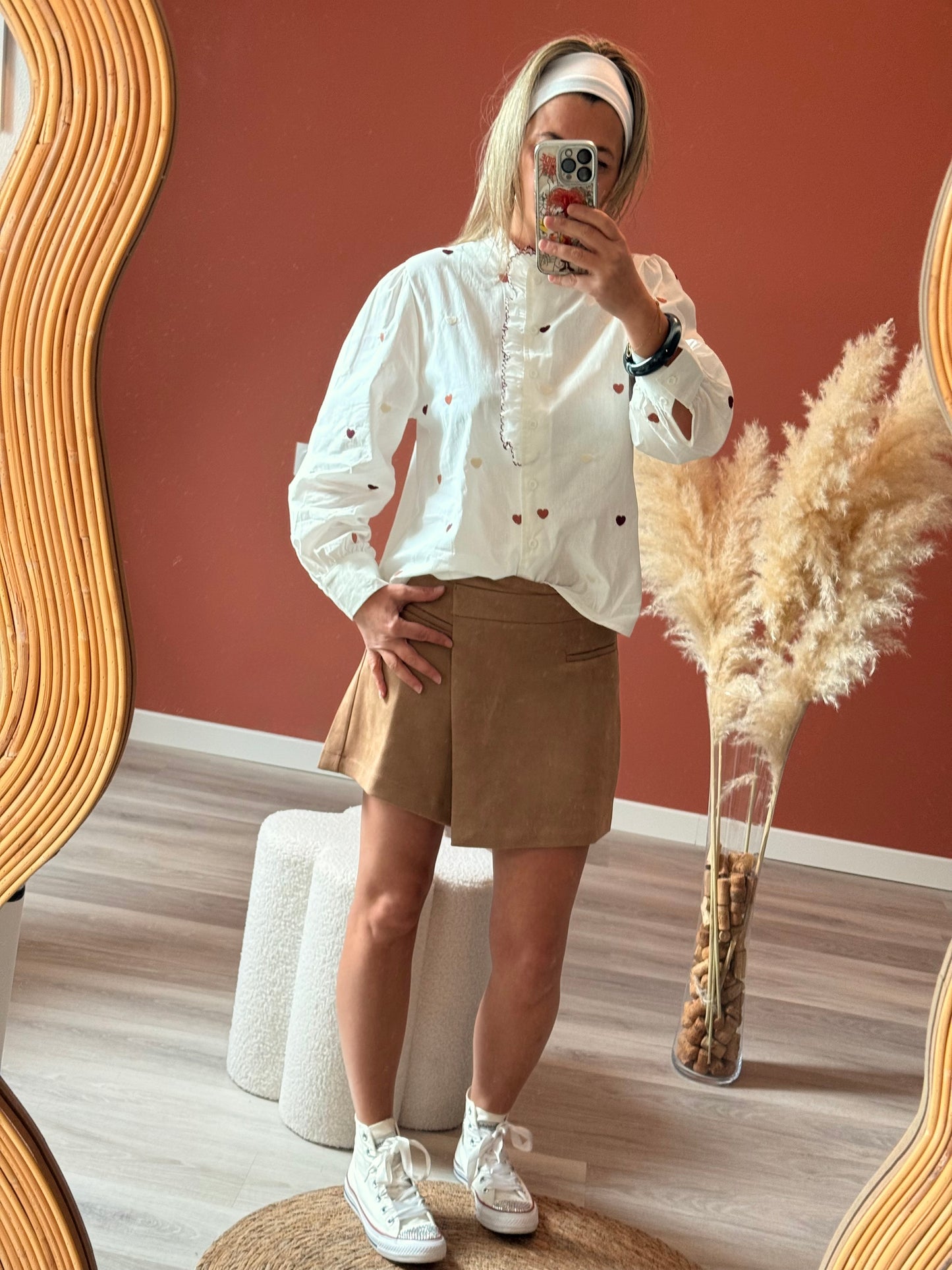 Chemise cœurs Emilie