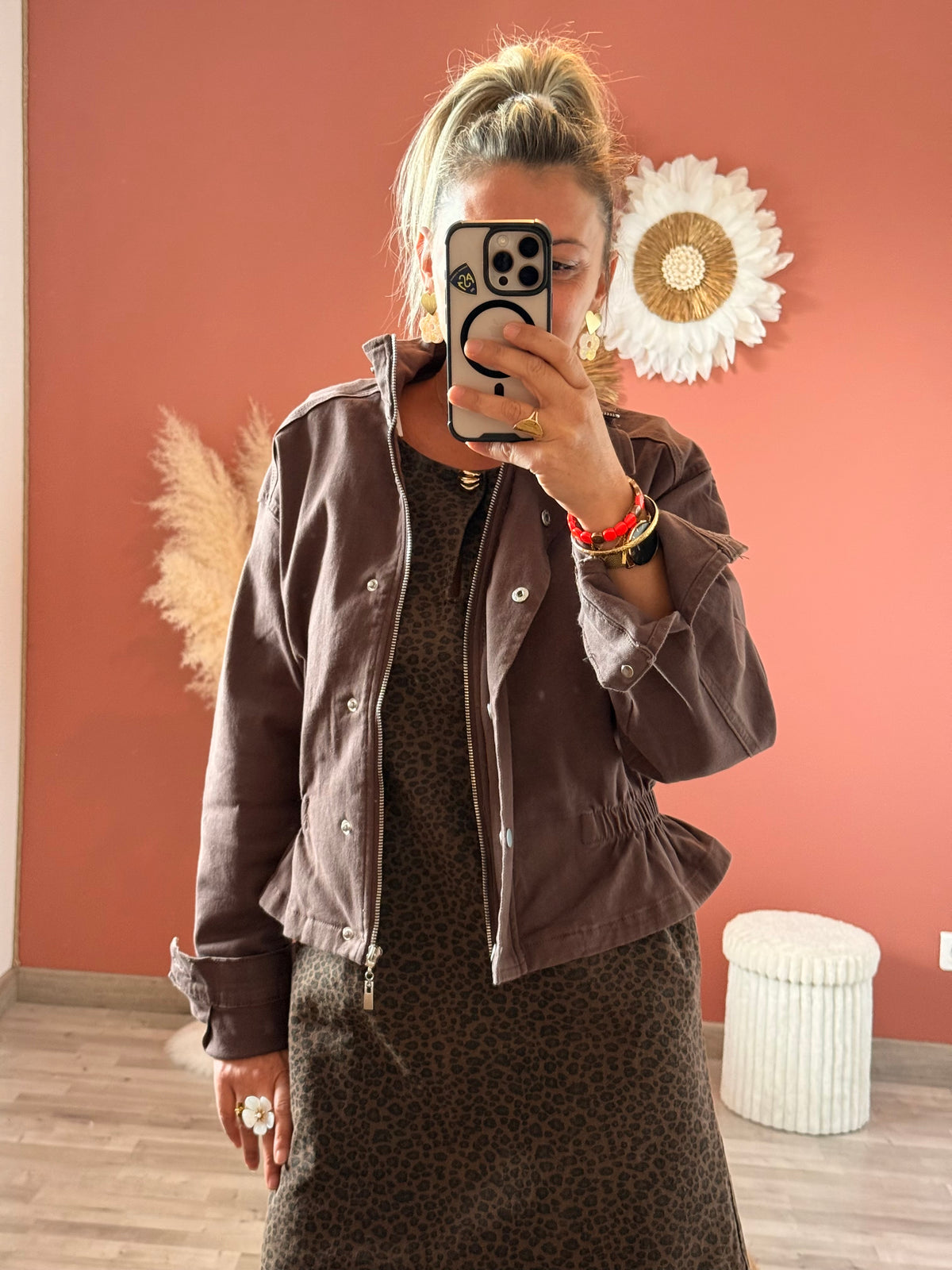 Manteau en jean Léon