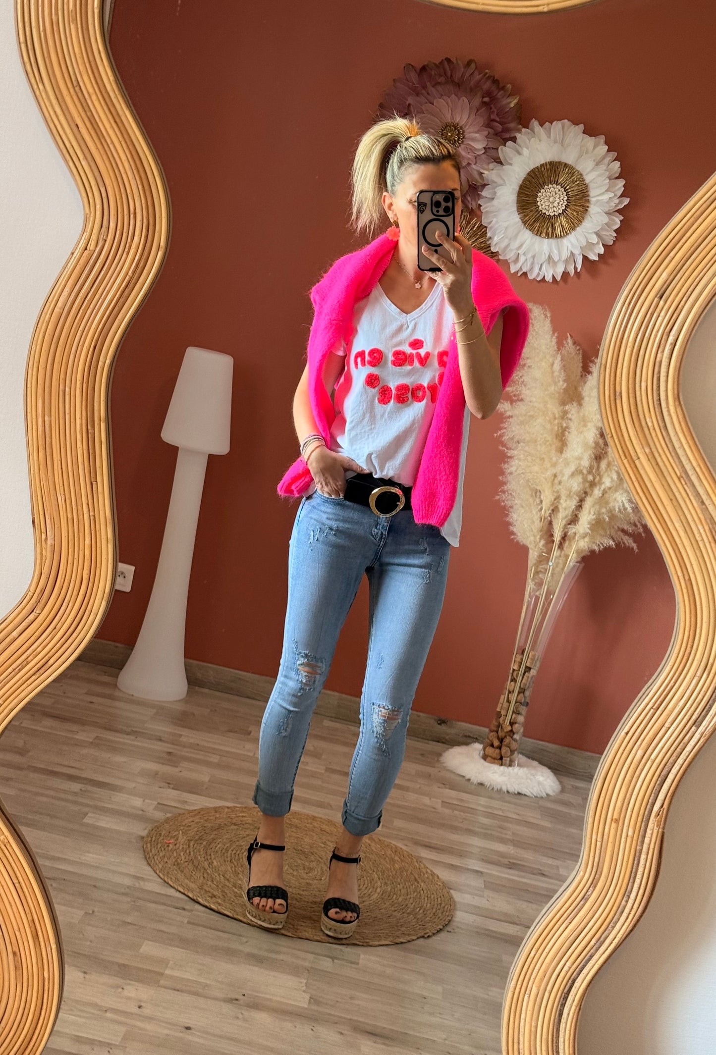 Tee shirt la vie en rose