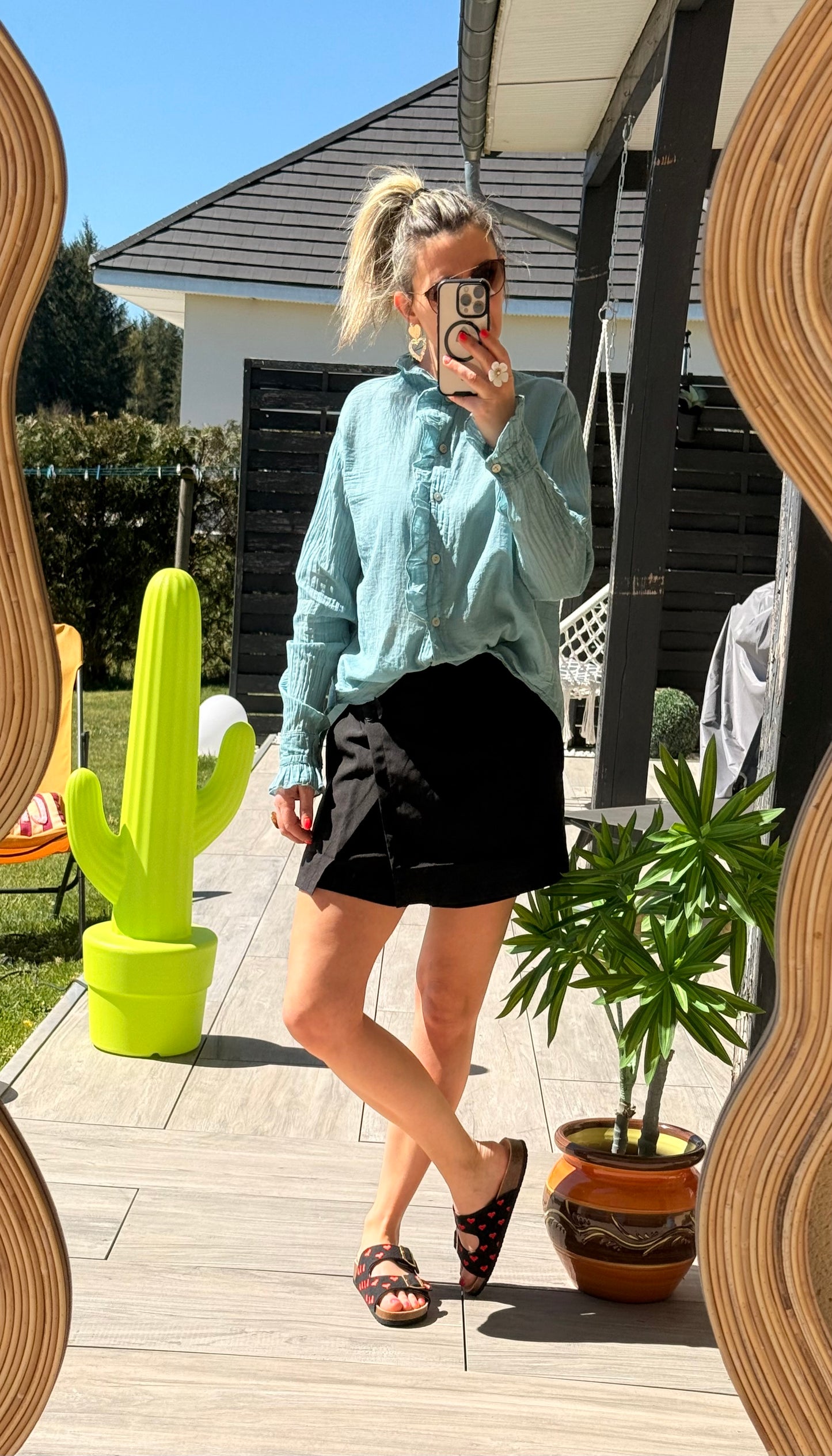 Chemise froufrou Soléa