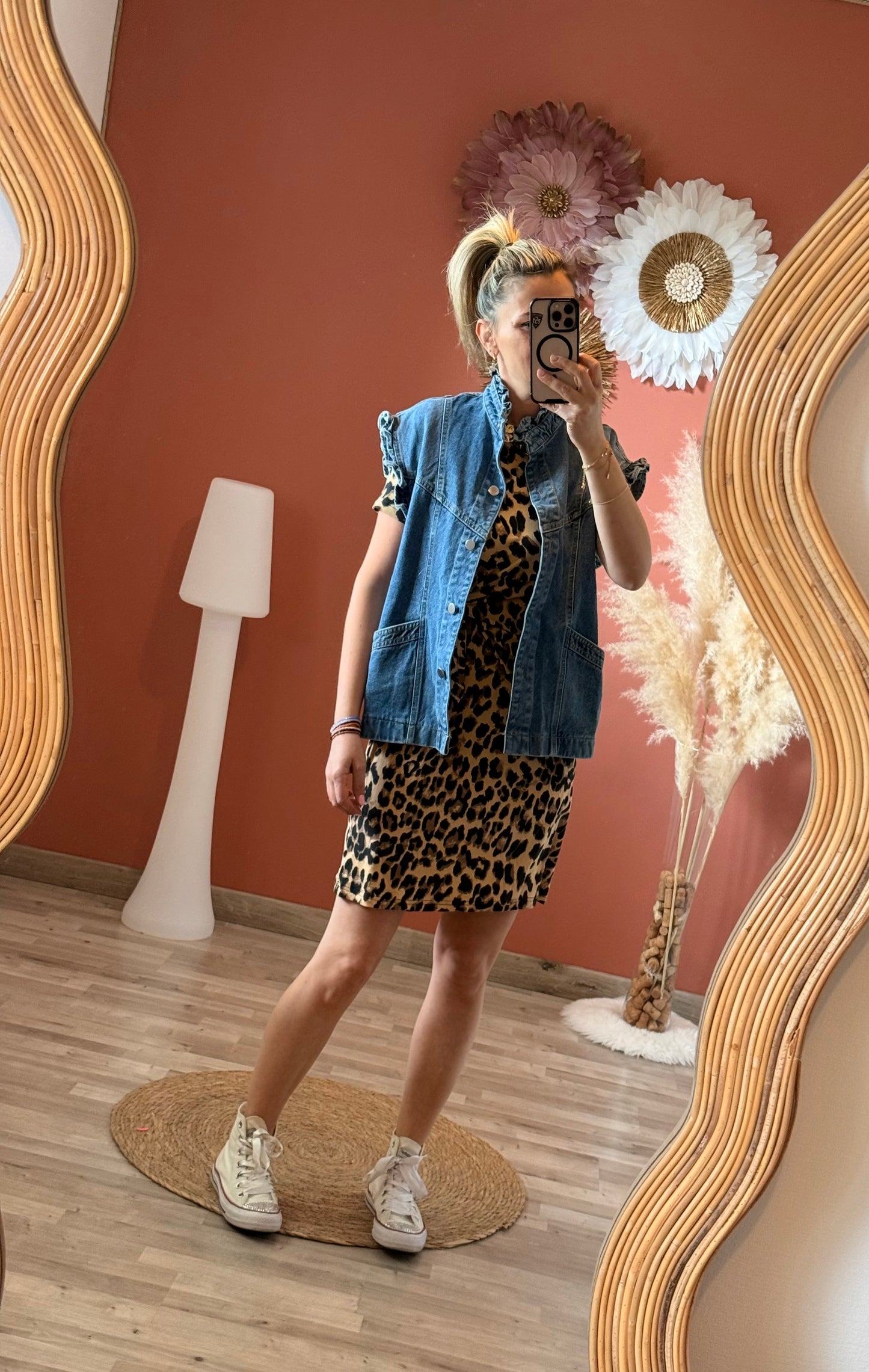 Veste sans manches en jean 💙