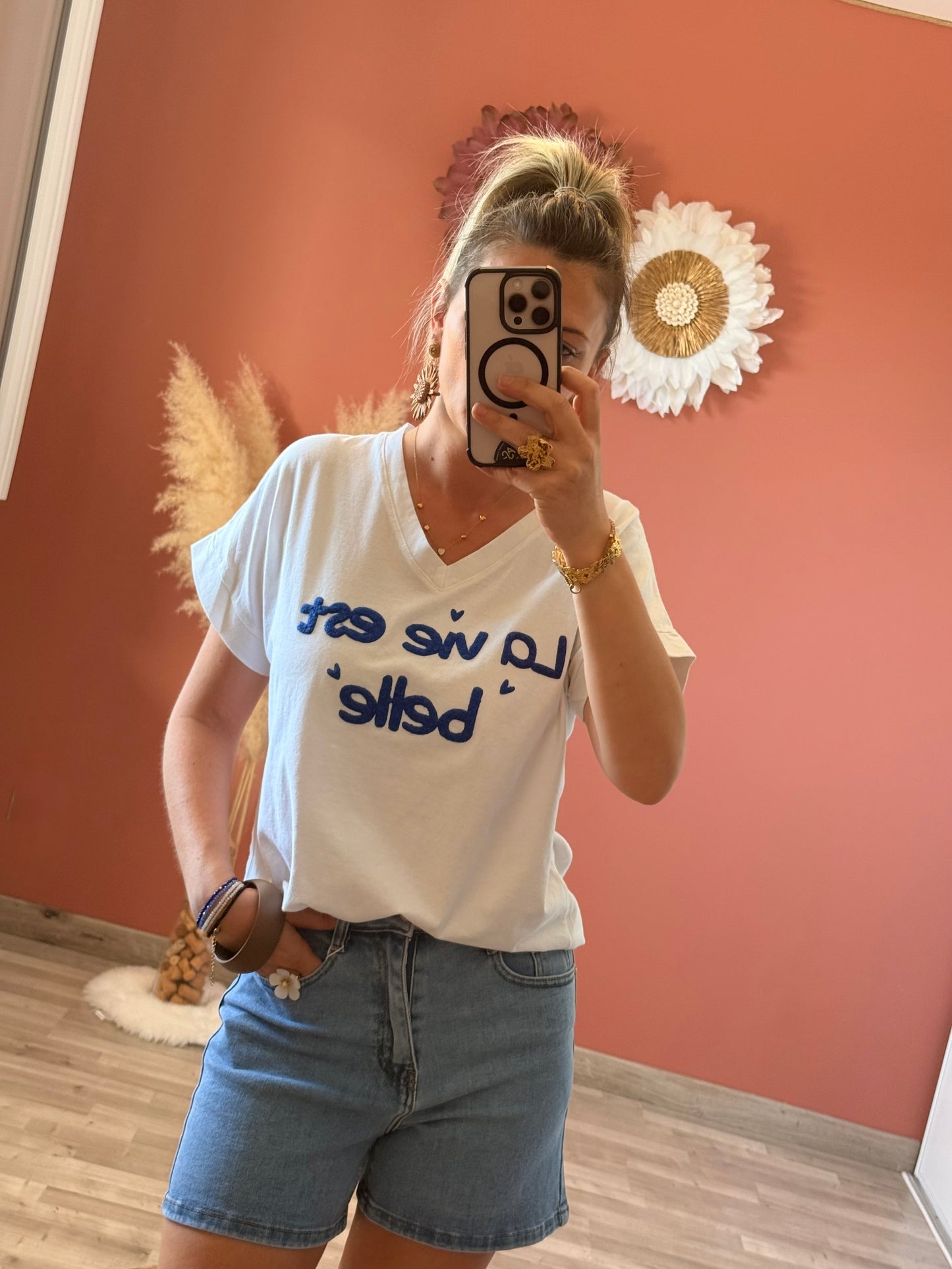 Tee shirt la vie est belle