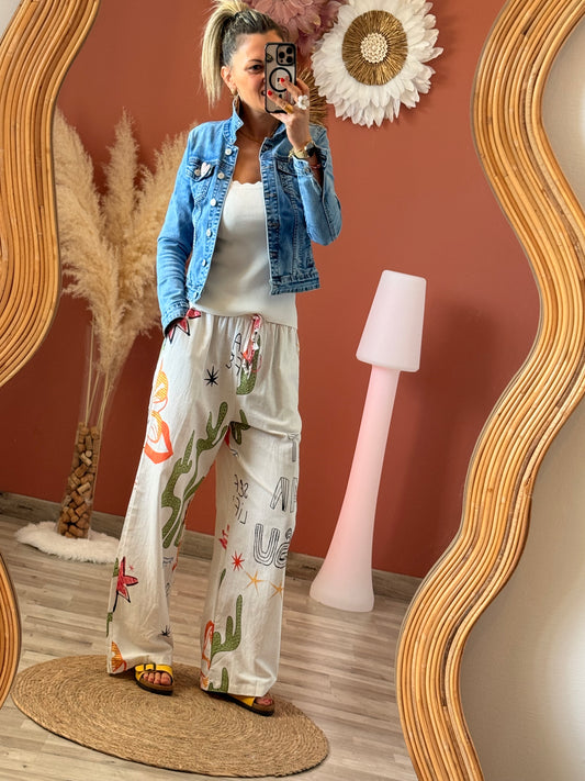 Pantalon imprimé