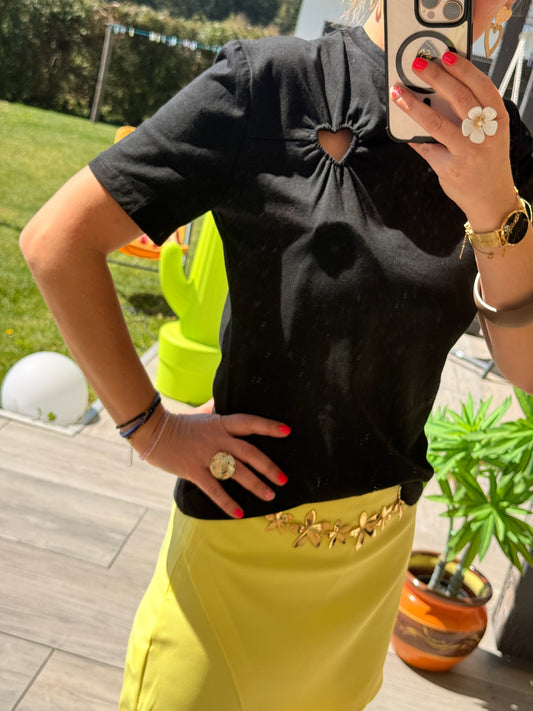 Tee shirt cœur Isya