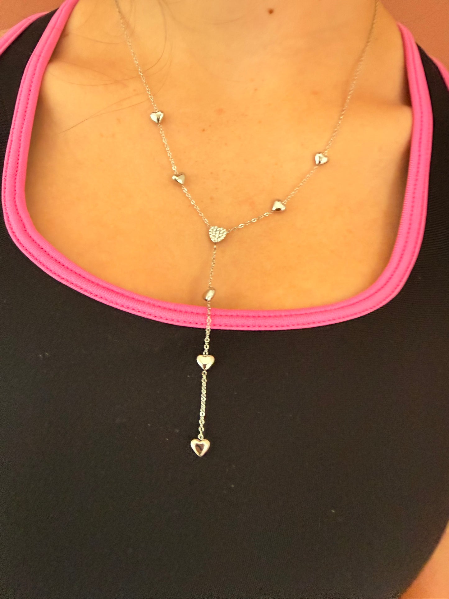 Collier en Y 🤍💛