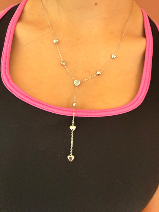 Collier en Y 🤍💛