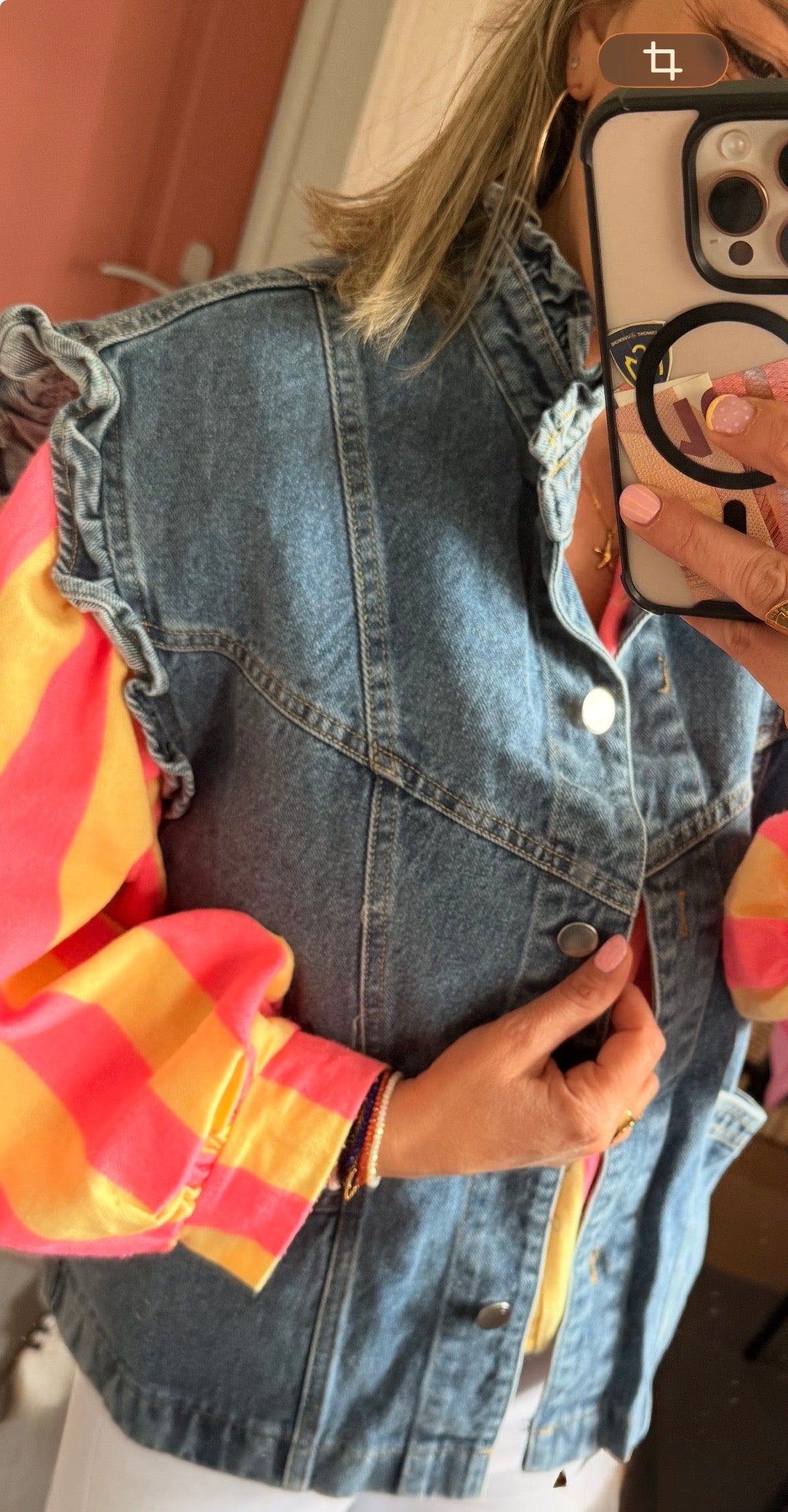 Veste sans manches en jean 💙