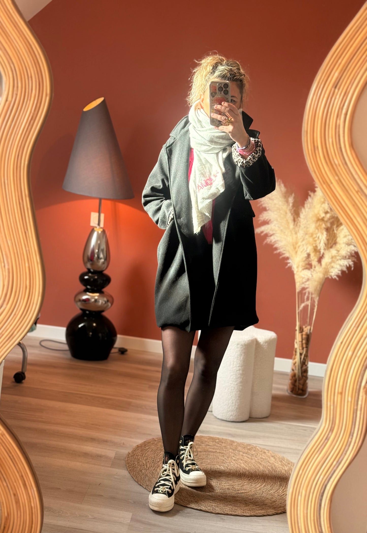 Écharpe amour 🩶🩷