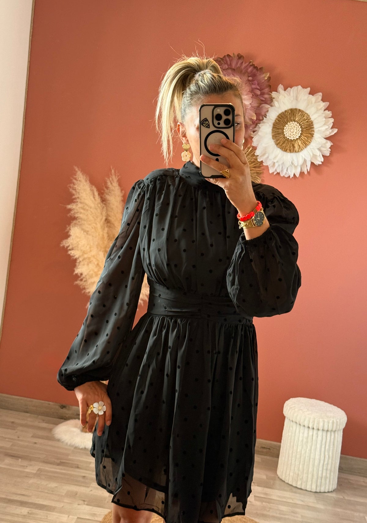 Robe à pois Steph 🖤