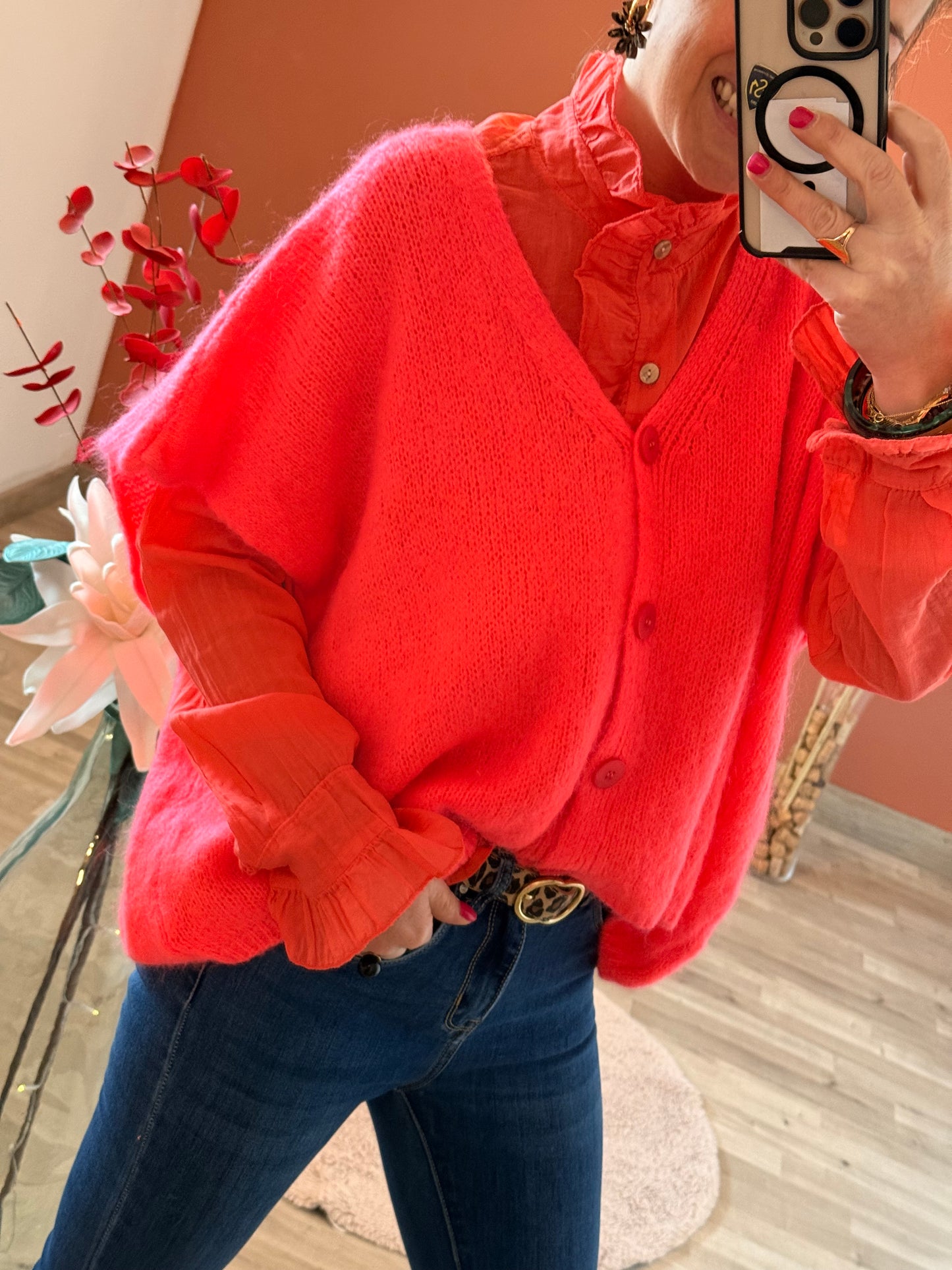 Chemise froufrou Solea 🧡