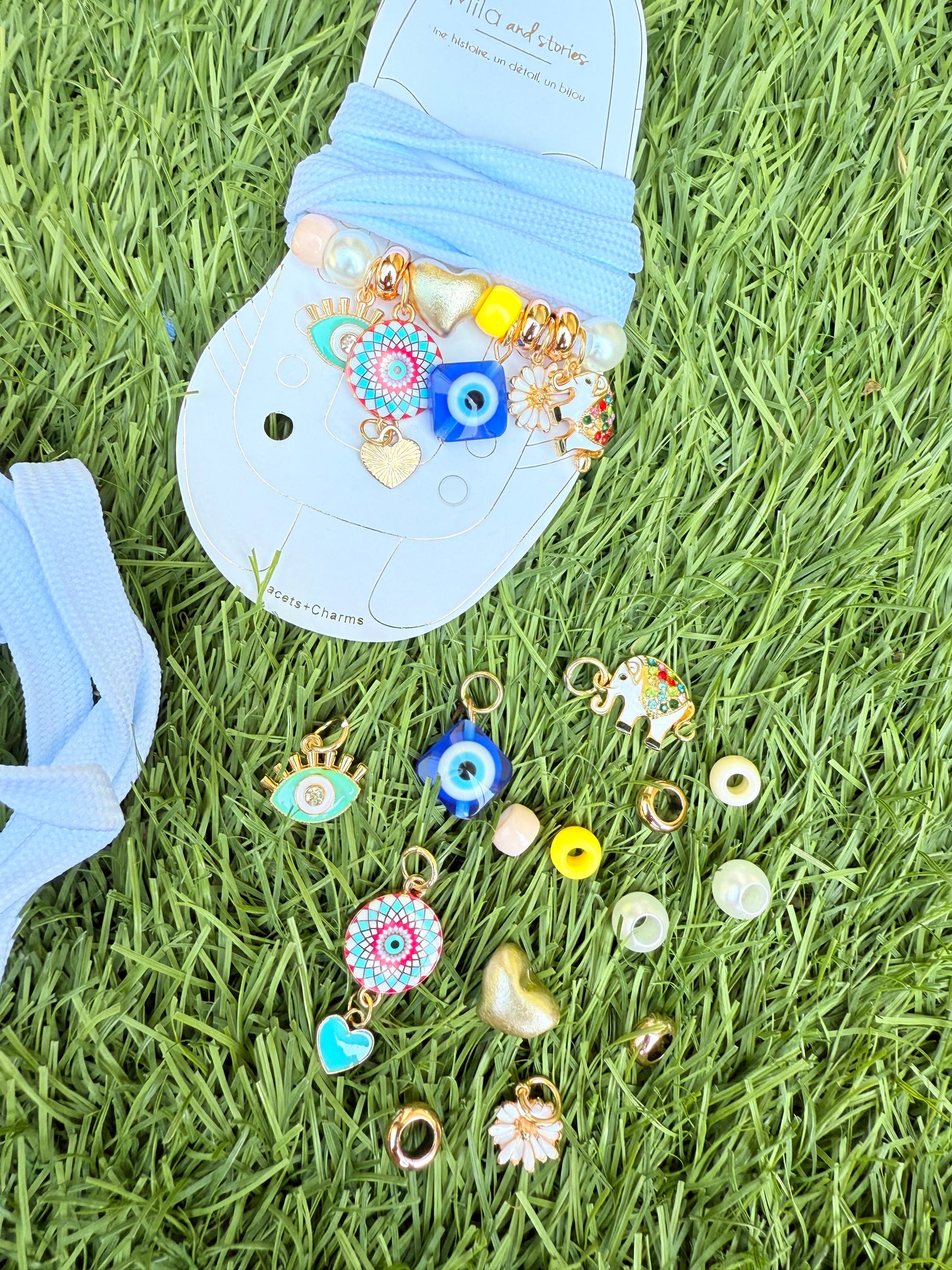 Lacet à charm's MAUVAIS ŒIL