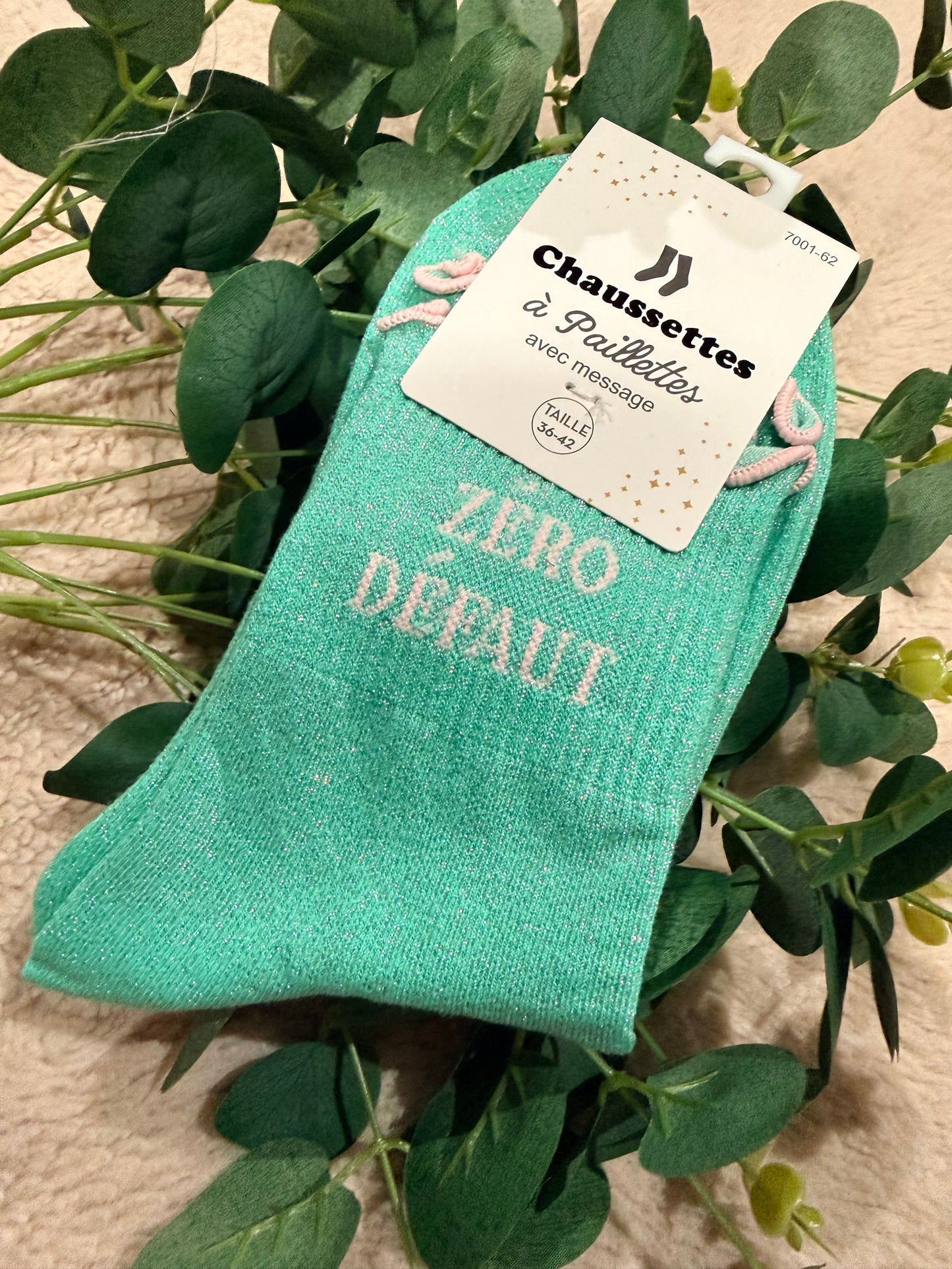 Chaussette à paillettes Zéro défaut 😁