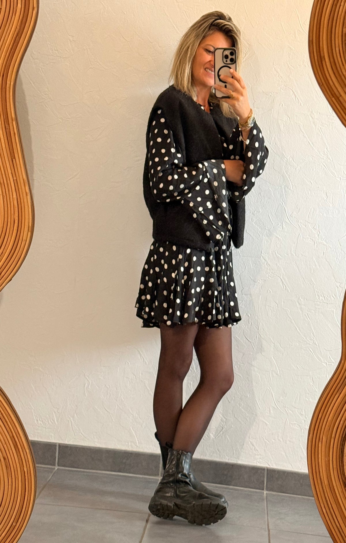Robe à pois